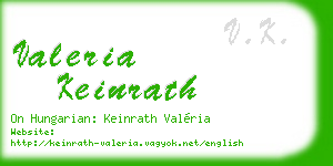valeria keinrath business card